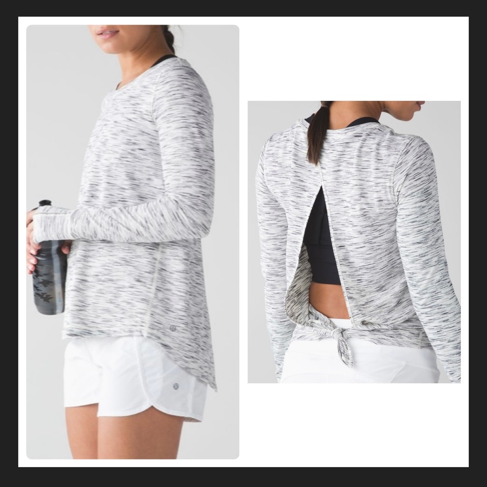 Lululemon Beat The Heat Long Sleeve
Tiger Space Dye Black White